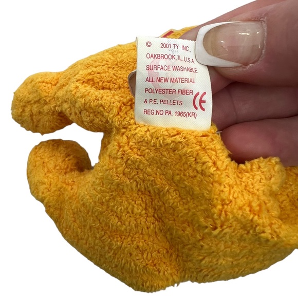 Original Ty Beanie Baby "Poopsie" the Bear Beanie Baby Vintage Retired Bear 2001 - Picture 7 of 8